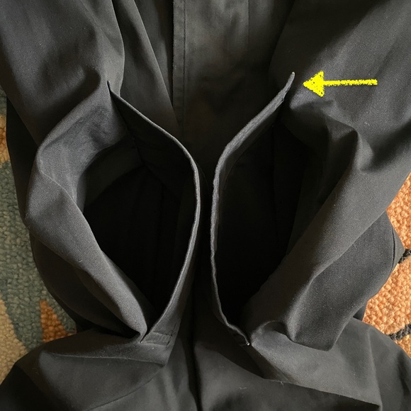 VTG I London Fog I Black Single Breasted Maincoat I *Shell Only* I 46R - Picture 14 of 16